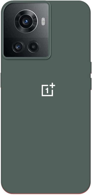 MARGOUN for OnePlus 10R Case/OnePlus Ace Case Silicone Soft Flexible Rubber Protective Cover (dark green)
